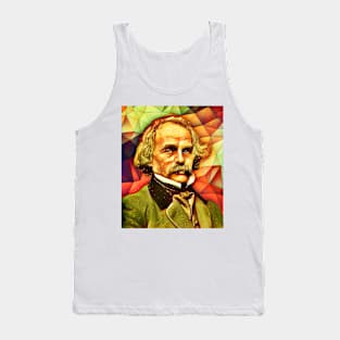 Nathaniel Hawthorne Snow Portrait | Nathaniel Hawthorne Artwork 8 Tank Top